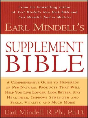cover image of Earl Mindell's Supplement Bible